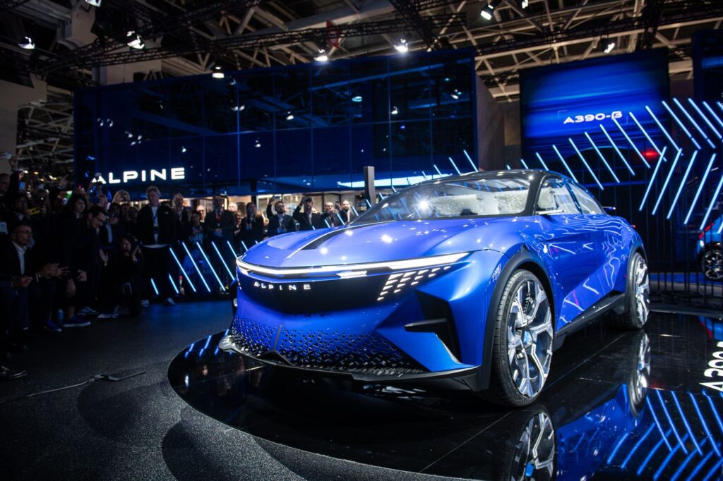 Alpine A390 Mondial de l'auto de Paris 2024