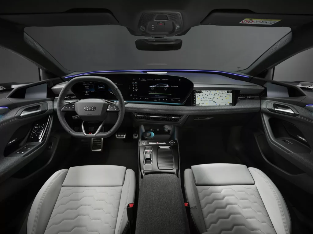 Intérieur de la nouvelle Audi A6 E-tron